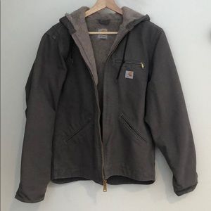 Women’s Carhartt Washed Duck Sherpa Lined Jacket